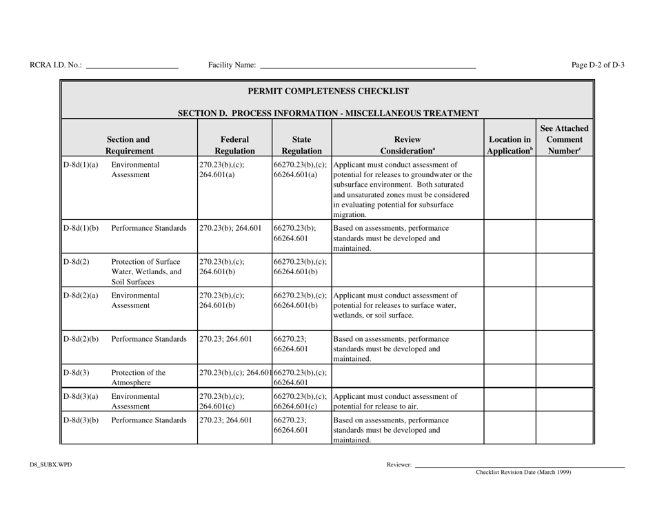 Part B Rcra Hazardous Waste Permit Application - California, Page 78
