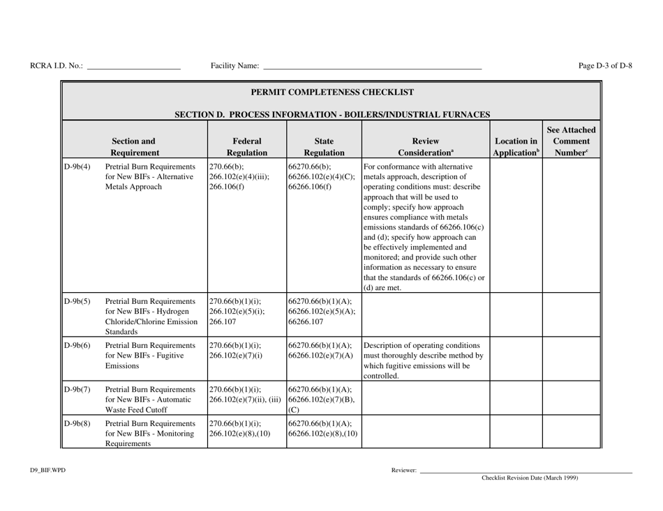 Part B Rcra Hazardous Waste Permit Application - California, Page 82