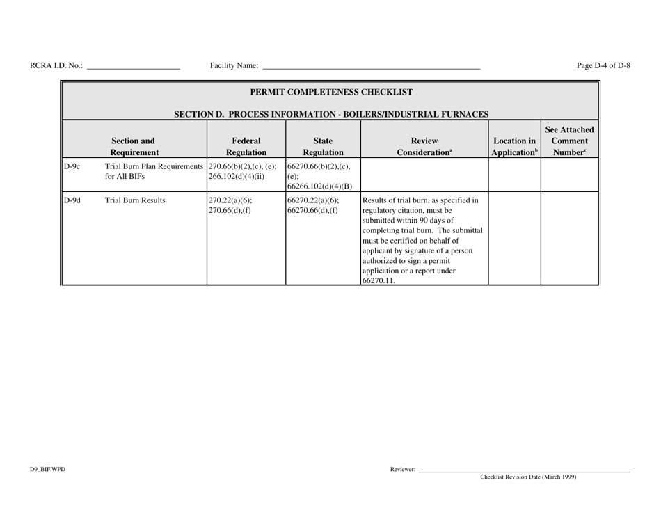 Part B Rcra Hazardous Waste Permit Application - California, Page 83