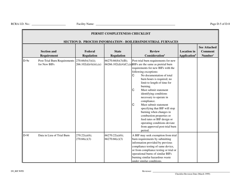 Part B Rcra Hazardous Waste Permit Application - California, Page 84
