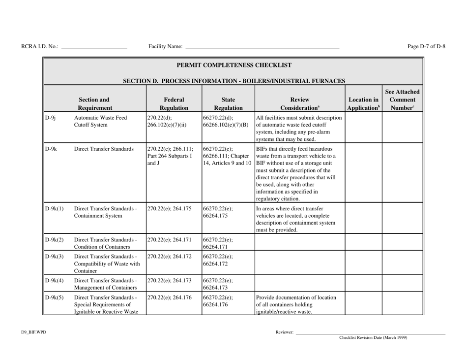 Part B Rcra Hazardous Waste Permit Application - California, Page 86