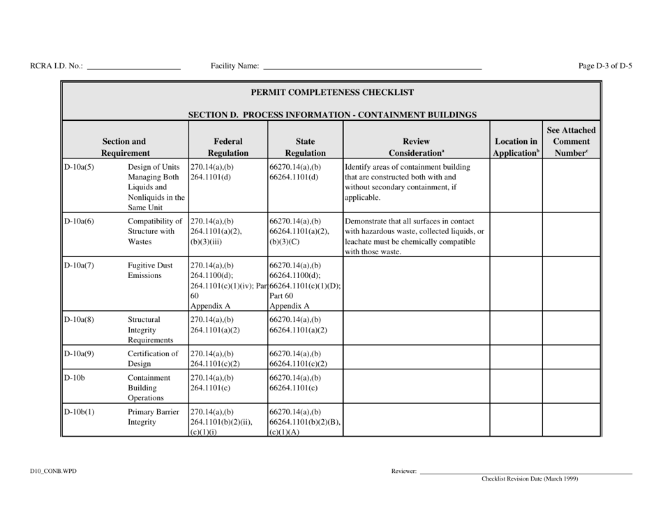 Part B Rcra Hazardous Waste Permit Application - California, Page 90