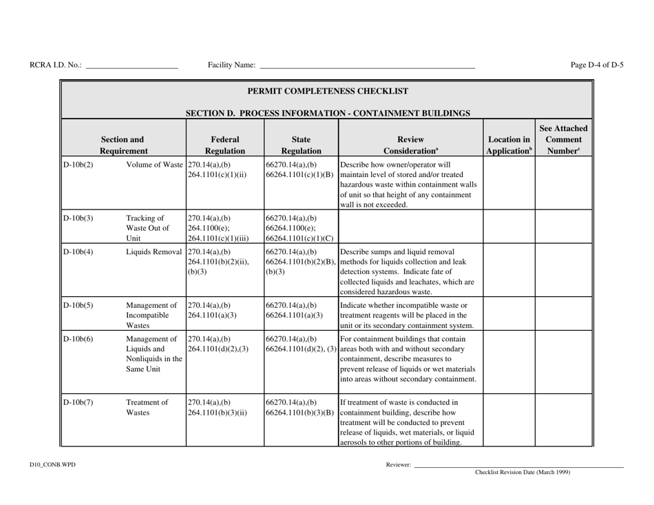Part B Rcra Hazardous Waste Permit Application - California, Page 91