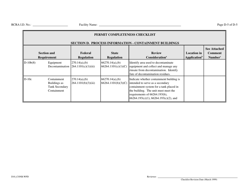 Part B Rcra Hazardous Waste Permit Application - California, Page 92
