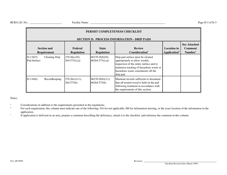 Part B Rcra Hazardous Waste Permit Application - California, Page 95