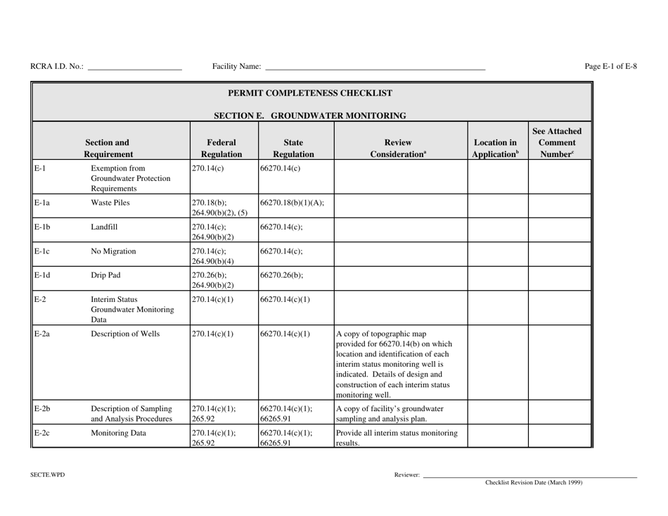 Part B Rcra Hazardous Waste Permit Application - California, Page 96