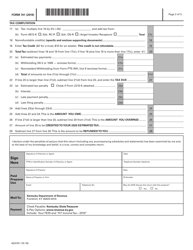 Form 741 Kentucky Fiduciary Income Tax Return - Kentucky, Page 2