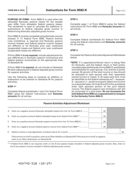 Form 8582-K Kentucky Passive Activity Loss Limitation - Kentucky, Page 2