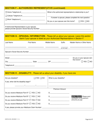 Form DHR/FIA9709 Long-Term Care/Waiver Medical Assistance Application - Maryland, Page 6