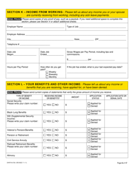 Form DHR/FIA9709 Long-Term Care/Waiver Medical Assistance Application - Maryland, Page 8