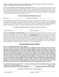 Residential Public Adjusting Contract - Michigan, Page 2