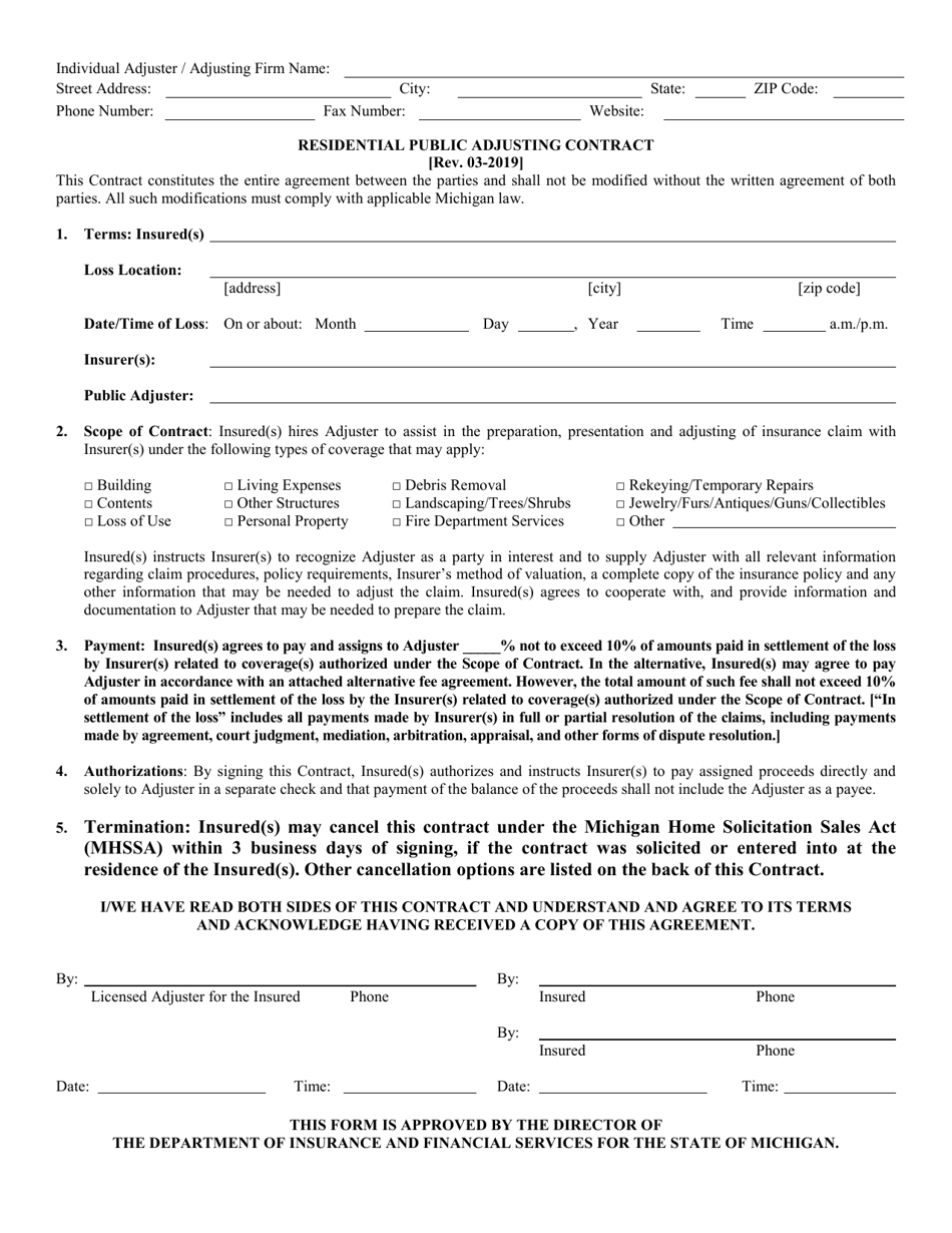 michigan-residential-public-adjusting-contract-fill-out-sign-online