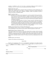Form A Statement Regarding the Acquisition of Control of or Merger With a Domestic Insurer - Indiana, Page 5
