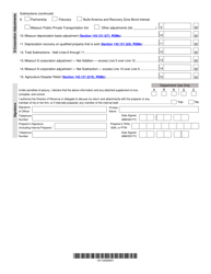 Form MO-1120S S Corporation Income Tax Return - Missouri, Page 2