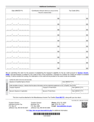 Form MO-CFC Champion for Children Tax Credit - Missouri, Page 2
