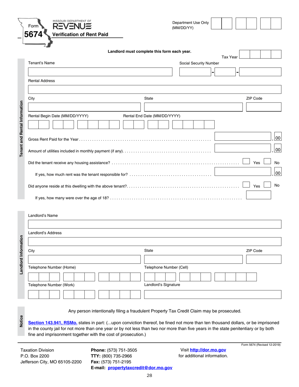 Instructions for Form MO-1040P Individual Income Tax Return and Property Tax Credit Claim / Pension Exemption - Short Form - Missouri, Page 28