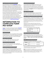 Instructions for Form MO-1040P Individual Income Tax Return and Property Tax Credit Claim/Pension Exemption - Short Form - Missouri, Page 6