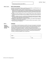 EPA Form 7610-16 Acid Rain Permit Application, Page 4