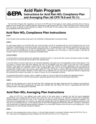 EPA Form 7610-29 Acid Rain Nox Averaging Plan, Page 5