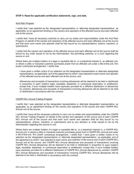 EPA Form 7610-1 Certificate of Representation, Page 3