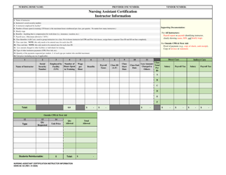 DSHS Form 06-123 Nursing Assistant Training and Testing Reimbursement - Washington, Page 2