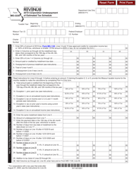 Form MO-2220 Corporation Underpayment of Estimated Tax Schedule - Missouri