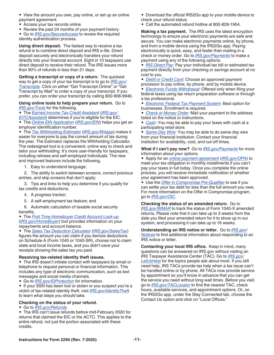Instructions for IRS Form 2290 Heavy Highway Vehicle Use Tax Return, Page 13
