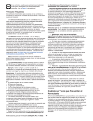 Instructions for IRS Form 2290(SP) Declaracion Del Impuesto Sobre El Uso De Vehiculos Pesados En Las Carreteras, Page 5