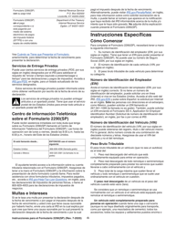 Instructions for IRS Form 2290(SP) Declaracion Del Impuesto Sobre El Uso De Vehiculos Pesados En Las Carreteras, Page 7