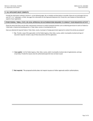 FWS Form 3-200-59 Federal Fish and Wildlife Permit Application Form: Native Endangered &amp; Threatened Species - Scientific, Enhancement of Propagation, or Survival (I.e., Purposeful Take for Recovery), Page 2