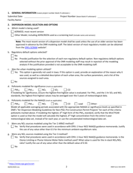 DNR Form 542-0470 Air Dispersion Modeling Checklist for Non-psd Construction Permit Applications - Iowa, Page 2