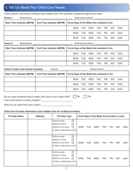 Form ES-1512FC Changes for Foster Care Child Care Benefits - Kansas, Page 2