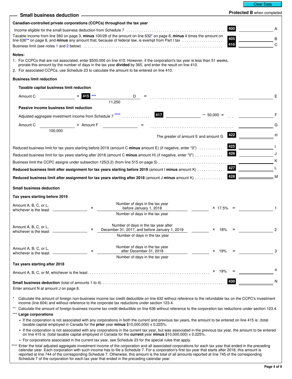 Form T2 Fill Out, Sign Online and Download Fillable PDF, Canada