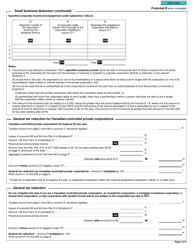Form T2 Corporation Income Tax Return - Canada, Page 5