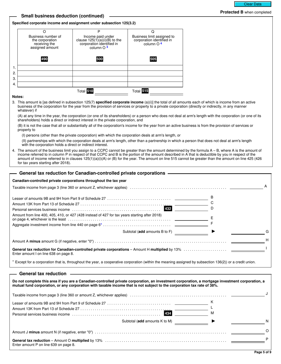 Form T2 Fill Out, Sign Online and Download Fillable PDF, Canada