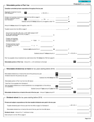 Form T2 Corporation Income Tax Return - Canada, Page 6