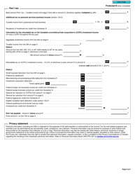 Form T2 Corporation Income Tax Return - Canada, Page 8