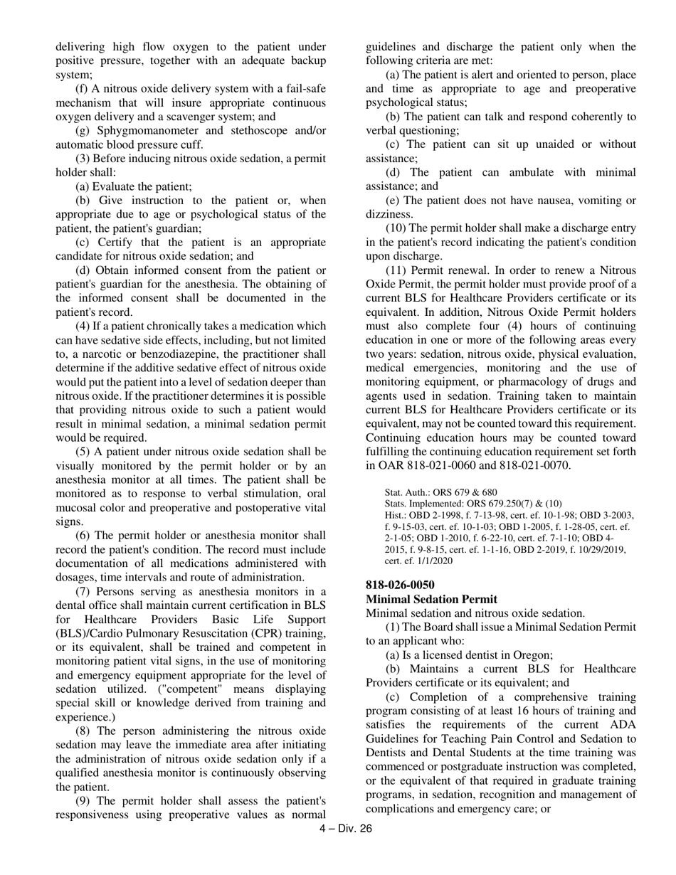 Nitrous Oxide Permit Application Form - Oregon, Page 10