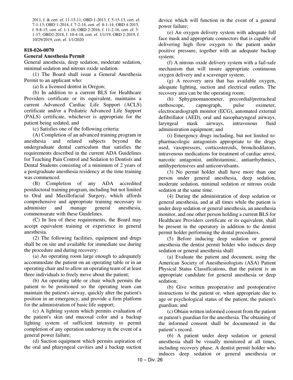 Nitrous Oxide Permit Application Form - Oregon, Page 16