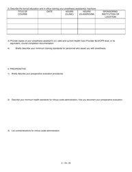 Nitrous Oxide Permit Application Form - Oregon, Page 4