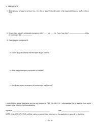 Nitrous Oxide Permit Application Form - Oregon, Page 6