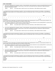 State Agency Uniform Nepotism Disclosure Form - Texas, Page 2