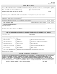 Form 2910 Application for a License or Certification to Operate a Child Day Care Facility - Texas, Page 3
