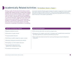 Understanding the Academic Calendar: a Resource Guide - Competency-Based Education Network, Page 11