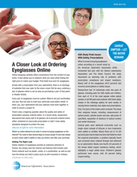Document preview: A Closer Look at Ordering Eyeglasses Online - American Optometric Association