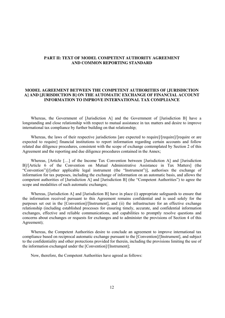 Standard for Automatic Exchange of Financial Account Information - Oecd, Page 12