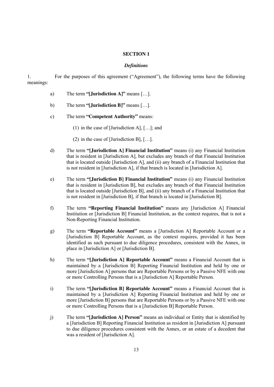 Standard for Automatic Exchange of Financial Account Information - Oecd, Page 13