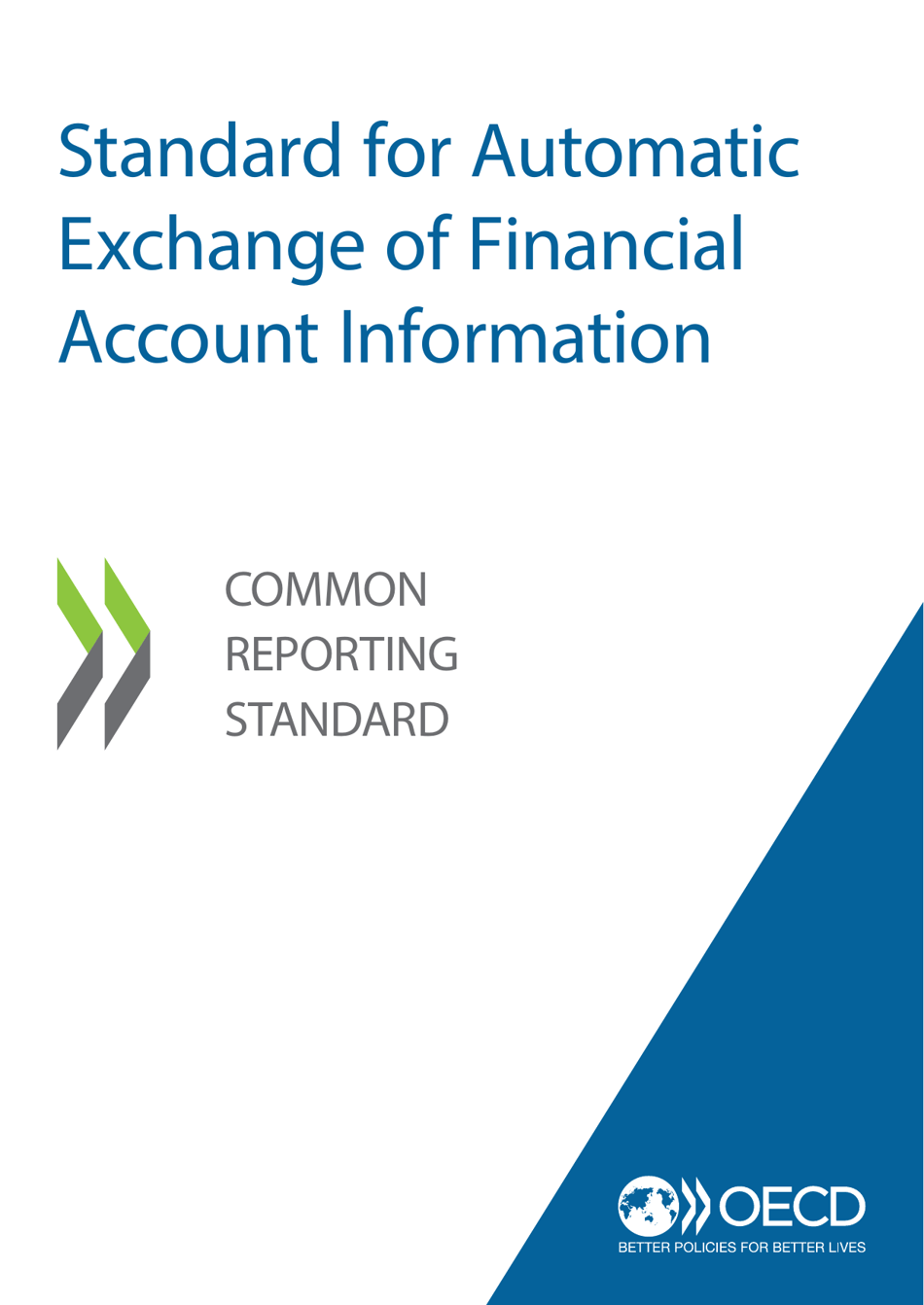 Standard for Automatic Exchange of Financial Account Information - OECD Logo