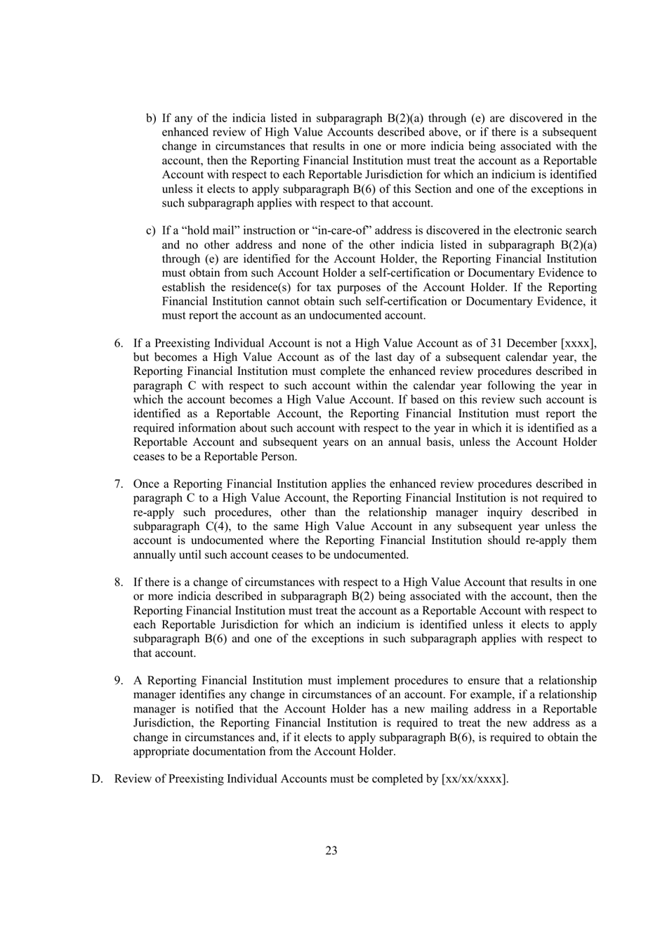 Standard for Automatic Exchange of Financial Account Information - Oecd, Page 23