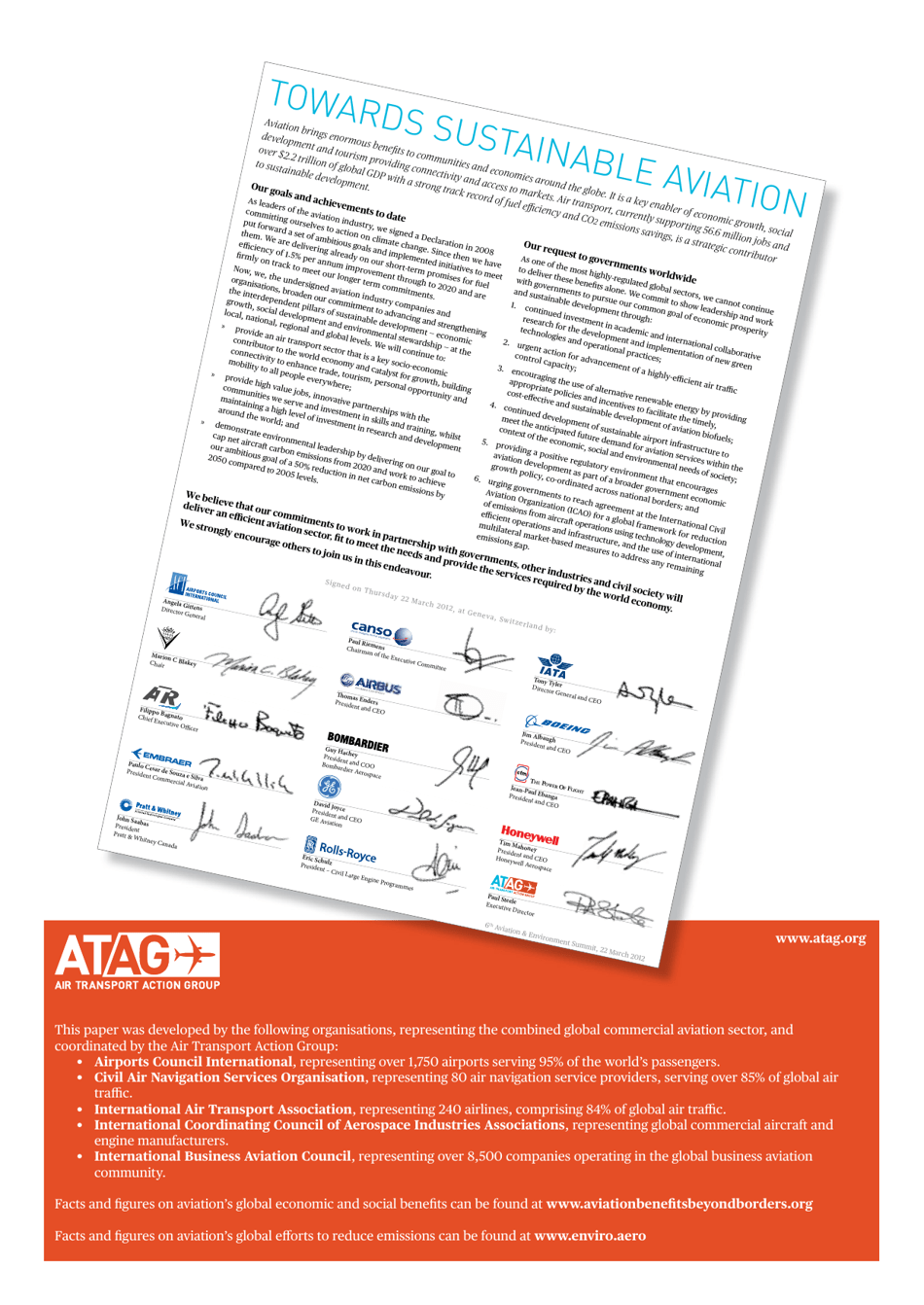 Reducing Emissions From Aviation Through Carbon Neutral Growth From 2020, Page 4